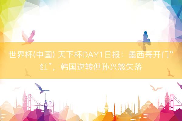 世界杯(中国) 天下杯DAY1日报：墨西哥开门“红”，韩国逆转但孙兴慜失落